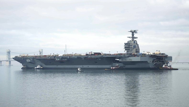 Атомный авианосец "Джеральд Р. Форд" ВМС США